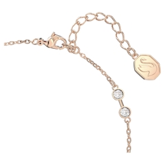 SWAROVSKI Remix Collection strand (Round cut, White, Rose gold-tone plated) - Vòng, lắc tay pha lê trắng - JEWELRY BRACELET