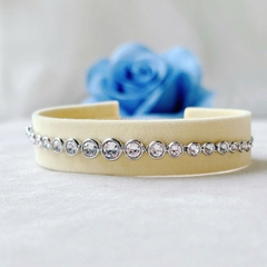 SWAROVSKI Imber Tennis bracelet (Mixed round cuts, White, Rhodium plated) - Vòng, lắc tay, vòng tròn đính pha lê trắng, dáng rút - JEWELRY BRACELET