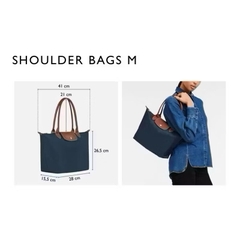 MEDIUM SIZE - TÚI LONGCHAMP LE PLIAGE GREEN M TOTE BAG - COGNAC - Túi xách, đeo vai màu nâu đậm ánh cam