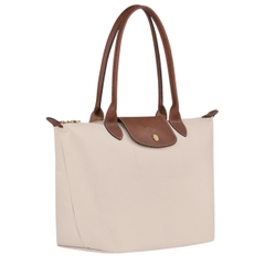 MEDIUM SIZE - TÚI LONGCHAMP LE PLIAGE ORIGINAL M TOTE BAG - PAPER - Túi xách màu be, quai nắp nâu