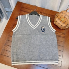 Áo Gile Bear NĐ Korea (mặt sau trơn)