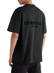 Áo Fear of God FOG Essentials T-shirt (SS22) Black Stretch Limo - Áo thun cổ tròn tay lỡ màu đen