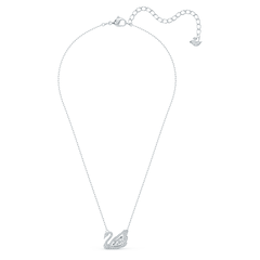 SWAROVSKI Dancing Swan necklace (Swan, White, Rhodium plated) - Dây cổ, dây chuyền SWAROVSKI - JEWELRY NECKLACE