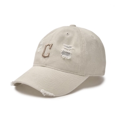 MLB Damage Washing Unstructured Ball Cap Cleveland Guardians SAND - Mũ lưỡi trai, nón kết
