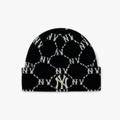 MLB DIA Mooorngam Beanie New York Yankees NY Black - Mũ len, màu đen