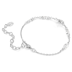 SWAROVSKI Swan bracelet (Mixed cuts, White, Rhodium plated) - Vòng/lắc tay, pha lê trắng, thiên nga - JEWELRY BRACELET