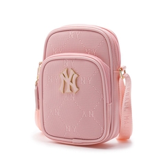 Túi MLB Diamond Monogram New York Yankees Cross Bag 7ACRMDD4N-50PKM Màu Hồng