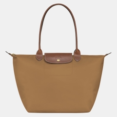 LARGE SIZE - TÚI LONGCHAMP LE PLIAGE GREEN L TOTE BAG - FAWN - Túi xách màu xám nâu vàng