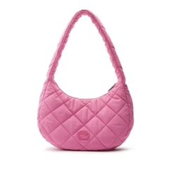 Túi MLB Quilted Hobo Bag Medium Cleveland Guardians Pink (30x22,8x11cm) - Túi xách, đeo vai màu hồng