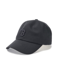 MLB Basic small logo unstructured ball cap Boston Red Sox Charcoal Grey - Mũ lưỡi trai, nón kết màu xám