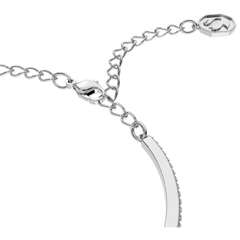 SWAROVSKI Una bangle (Trilliant cut, Blue, Rhodium plated) - Vòng, lắc tay pha lê xanh chuyển động - JEWELRY BRACELET