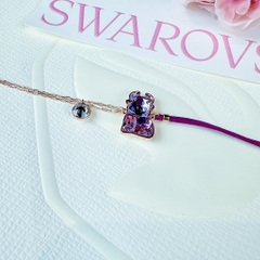 SWAROVSKI Chinese Zodiac Ox bracelet (Ox, Purple, Rose gold-tone plated) - Vòng/lắc tay SWAROVSKI - JEWELRY
