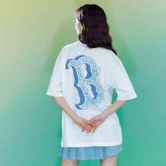 Áo Phông MLB Illusion Clipping B Boston Tshirt 3ATSU2033-43WHS