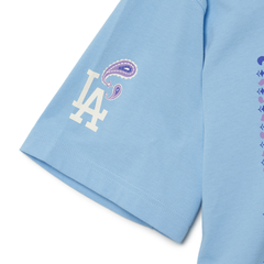 Áo thun MLB Paisley Big Logo LA Dodgers 3ATSI0133-07SBL (mặt sau trơn)