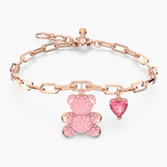SWAROVSKI Teddy bracelet (Bear, Pink, Rose gold-tone plated) - Vòng/lắc tay SWAROVSKI - JEWELRY