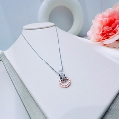 SWAROVSKI Connexus pendant (Mixed cuts, `Love is around`, White, Mixed metal finish) - Dây cổ, chuyền, vòng tròn, phối đá pha lê..