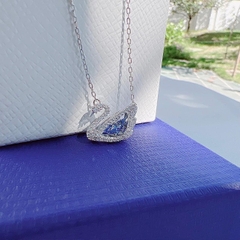 SWAROVSKI Dancing Swan necklace (Swan, Blue, Rhodium plated) -  Dây cổ, dây chuyền SWAROVSKI - JEWELRY NECKLACE