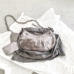 TÚI BALENCIAGA LE CAGOLE CHAIN BAG XS SILVER