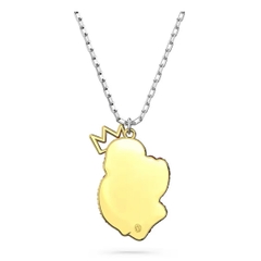 SWAROVSKI Swan pendant (Pink, White, Rhodium-plated) - Dây cổ, dây chuyền thiên nga, pha lê hồng - JEWELRY NECKLACE