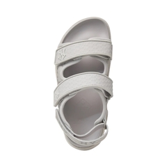 Giày MLB Liner Sandals Denim Monogram New York Yankees NY Grey - Giày xăng đan có quai màu xám