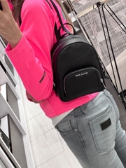 Túi Michael Kors MK Balo Jaycee Convertible Zip Pocket Backpack Black - Balo, túi cặp màu đen