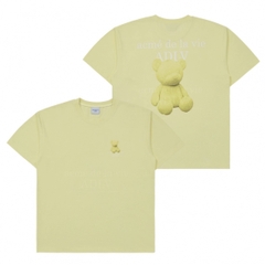 ÁO ADLV FUZZY BEAR T-SHIRT YELLOW - GẤU VÀNG