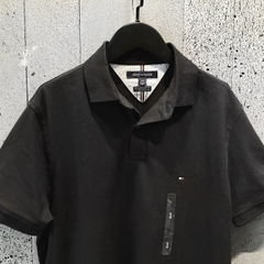 ÁO TOMMY BASIC BLACK POLO SHIRT