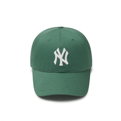 Mũ MLB Big Logo New York NY Basic Green Ball Cap - Mũ lưỡi trai, nón kết kiểu đơn giản màu xanh lá