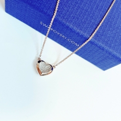 SWAROVSKI Heart necklace (Heart, gold tone) - Dây cổ, dây chuyền, hình trái tim - JEWELRY NECKLACE