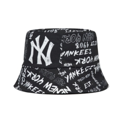 [SALE] MŨ MLB GRAFITTI BUCKET HAT NEW YORK YANKEES - Mũ hoạ tiết Grafitti, đội được 2 mặt