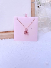 SWAROVSKI Teddy pendant (Bear, Pink, Rose gold-tone plated) - Dây cổ, dây chuyền SWAROVSKI - JEWELRY NECKLACE