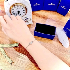 SWAROVSKI Iconic Swan bracelet (Swan, White, Rhodium plated) - Vòng/lắc tay thiên nga trắng - JEWELRY