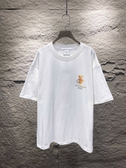 ÁO ADLV SURF BEAR SHORT SLEEVE T-SHIRT CREAM - Áo thun cổ tròn tay lỡ màu trắng kem