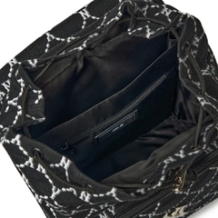 MLB Monogram Diamond Jacquard New York Yankees Black Backpack - Balo, cặp màu đen