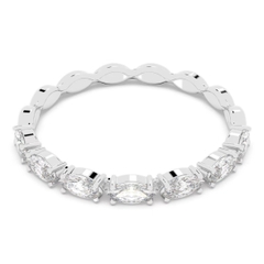 SWAROVSKI Vittore ring (Marquise cut, White, Rhodium plated) - RINGS - Nhẫn pha lê cắt giọt - SWAROVSKI JEWELRY