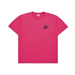 ÁO ADLV BIG LOGO 2 PRINTING SHORT SLEEVE T-SHIRT PINK