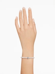 SWAROVSKI Remix Collection strand (White, Rhodium plated) - Vòng/lắc tay ngọc trai pha lê - SWAROVSKI - JEWELRY