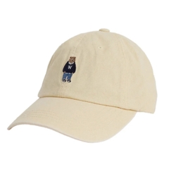 WHOAU Steve Washed Ball Cap - Mũ lưỡi trai, nón kết màu vàng