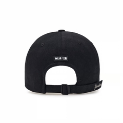 MLB Nano Logo Unstructured Ball Cap NY NEWYORK Black - Mũ lưỡi trai, nón kết màu đen chữ NY