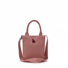 Túi MLB Varsity Cursive Denim Mini Cross Bag LA Dodgers Pink - Túi đeo chéo màu hồng, có quai xách