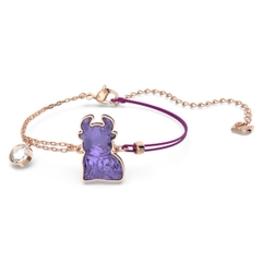 SWAROVSKI Chinese Zodiac Ox bracelet (Ox, Purple, Rose gold-tone plated) - Vòng/lắc tay SWAROVSKI - JEWELRY