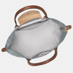 CHÍNH HÃNG - LARGE SIZE - TÚI LONGCHAMP LE PLIAGE GREEN L TOTE BAG - STEEL - Túi xách màu xanh xám, xanh lam