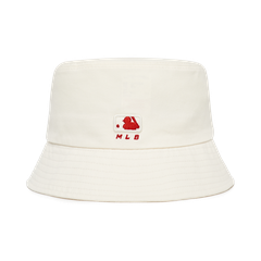[SALE] Mũ MLB Bucket Hat White Logo Heart NY - Mũ tim NY màu trắng