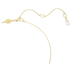 SWAROVSKI Swan pendant (White, Gold-tone plated) - Dây cổ, chuyền thiên nga cặp đôi, đính pha lê - JEWELRY NECKLACE