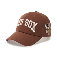 Mũ MLB Mega Bear 5 Panel Structure Ball Cap New York Yankees NY Brown - Mũ lưỡi trai, nón kết màu nâu