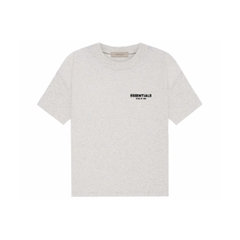 Áo Fear of God FOG Essentials T-shirt (SS22) Grey Light Oatmeal - Áo thun cổ tròn tay lỡ màu xám sáng