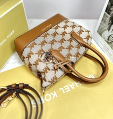 Túi MK Michael Kors Hyde Small Satchel Brown Bag