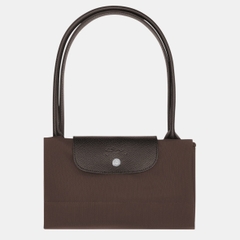 CHÍNH HÃNG - LARGE SIZE - TÚI LONGCHAMP LE PLIAGE GREEN L TOTE BAG - MOCHA/MOKA - Túi xách màu nâu đất, nâu sẫm