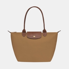 MEDIUM SIZE - TÚI LONGCHAMP LE PLIAGE GREEN M TOTE BAG - FAWN - Túi xách màu nâu vàng