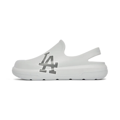Giày MLB Chunky bouncer clog sandals LA Grey - Giày cao su màu xám có quai